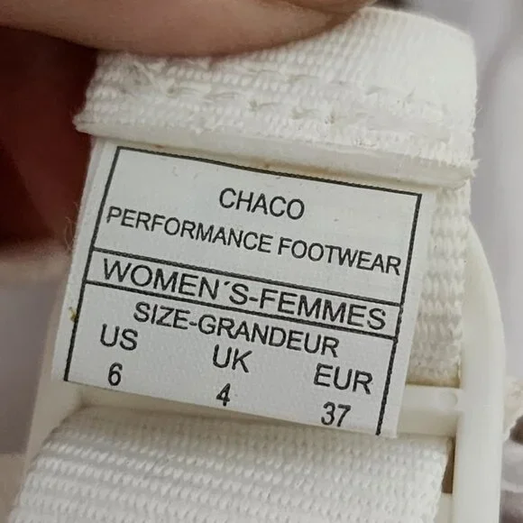 Chacos Chillos Slide Women's Sandals Shoes Size 6 White - Picture 9 of 9